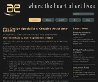 Arte-Essentia.eu(Arte Essentia) Screenshot