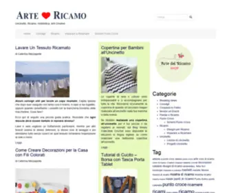 Arte-Ricamo.eu(Arte Del Ricamo Europeo) Screenshot