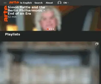 Arte-TV.com(ARTE) Screenshot