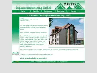 Arte-Umwelt.de(ARTE Deponierekultivierung GmbH) Screenshot