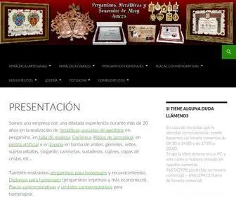 Arte23.com(Pergaminos y Her) Screenshot
