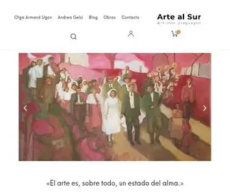 Artealsur.com(Tienda Online de Obras de las Artistas Uruguayas) Screenshot