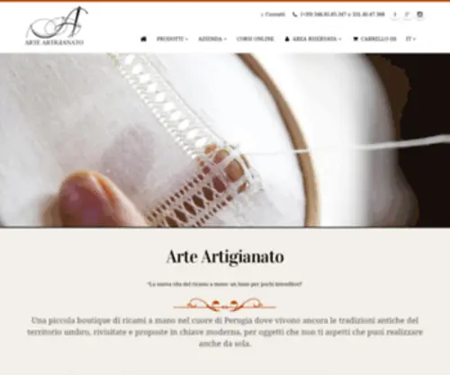 Arteartigianato.com(Arte Artigianato di Anna Barola) Screenshot