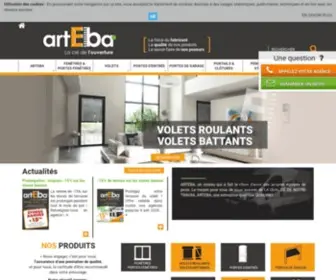 Arteba.fr(Un réseau de menuiseries certifiées Qualibat) Screenshot