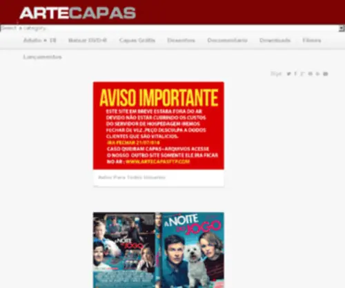 Artecapasvip.com.br(Artecapasvip) Screenshot
