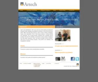 Artech.com.hk(Artech was established in 1991 and) Screenshot