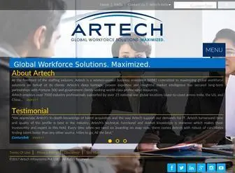 Artechinfo.in(Artech Infosystems Pvt) Screenshot