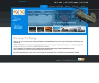 Artechintl.com(We Keep You Flying) Screenshot