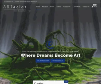 Arteclat.com(Where Dreams Become Art) Screenshot