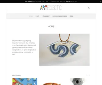 Arteclectic.com.au(Art Eclectic) Screenshot