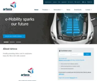 Arteco-Coolants.com(Proudly presenting Arteco and its employees) Screenshot