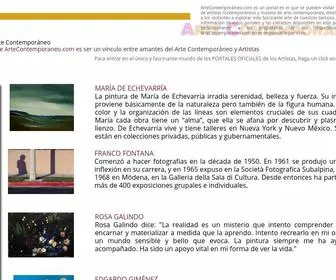 Artecontemporaneo.com(E F G H) Screenshot