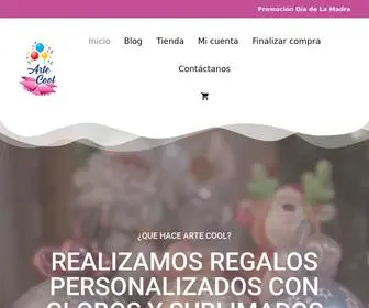 Artecooleirl.com(Otro sitio realizado con WordPress) Screenshot