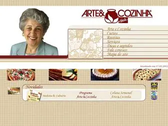 Artecozinha.com(Arte e Cozinha) Screenshot