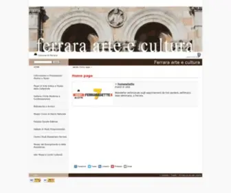 Artecultura.fe.it(Ferrara Arte e Cultura) Screenshot