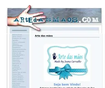 Artedasmaos.com(Arte das Mãos) Screenshot