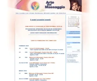 Artedelmassaggio.it(Arte del Massaggio) Screenshot