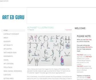 Artedguru.com(ART ED GURU) Screenshot