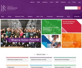 Arteducators.org(National Art Education Association) Screenshot