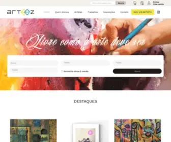 Arteez.com.br(COMPRAR E VENDER ARTE EM UM CLIQUE) Screenshot