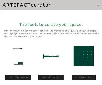 Artefactcurator.com(The ARTEFACTcurator®) Screenshot