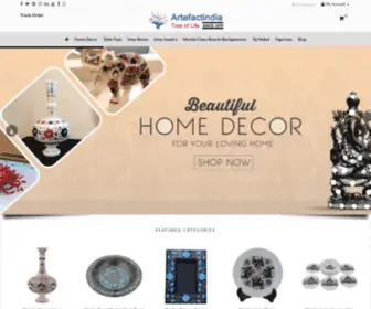 Artefactindia.com(Marble handicrafts agra) Screenshot
