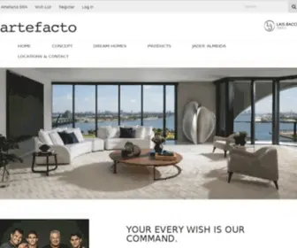 Artefacto.com(The word Artefacto) Screenshot