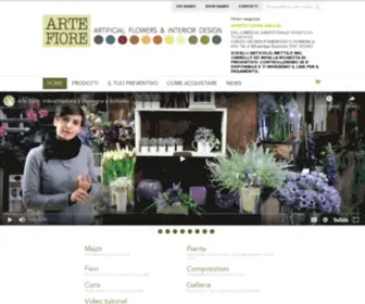 Artefiore.com(Arte Fiore) Screenshot