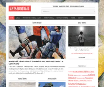 Artefootball.com(Arte su calcio) Screenshot