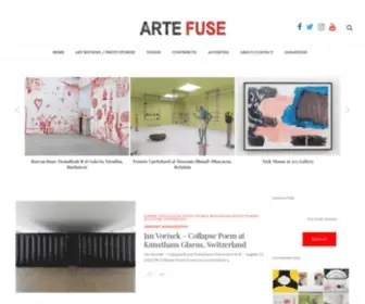 Artefuse.com(Arte Fuse Contemporary Art Blog) Screenshot