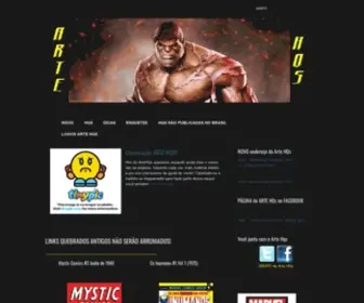 Artehqs.com.br(Arte HQs) Screenshot