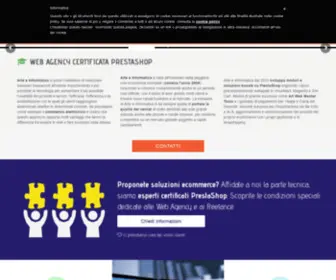 Arteinformatica.eu(Web Agency Prestashop a Roma) Screenshot
