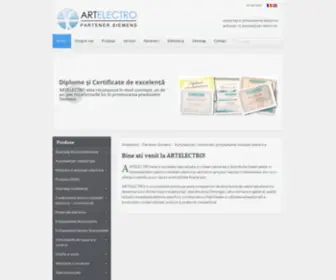 Artelectro.ro(Partener Siemens) Screenshot