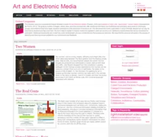 Artelectronicmedia.com(Art & Electronic Media) Screenshot