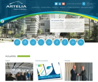Arteliagroup.com(Artelia Group) Screenshot