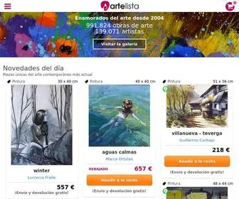 Artelista.com(Comprar arte en internet) Screenshot