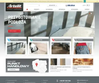 Artelit.pl(Artelit Professional systemy podłogowe) Screenshot