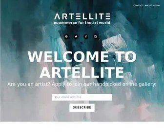 Artellite.co.uk(E-COMMERCE FOR THE ART WORLD) Screenshot