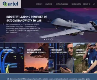 Artelllc.com(Mission Critical Communications Systems) Screenshot