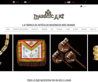 Artemasonico.com.mx(ARTÍCULOS MASÓNICOS. Garantía de por Vida) Screenshot