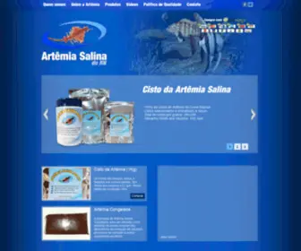 Artemiasalinadorn.com.br(Artêmia Salina do RN) Screenshot