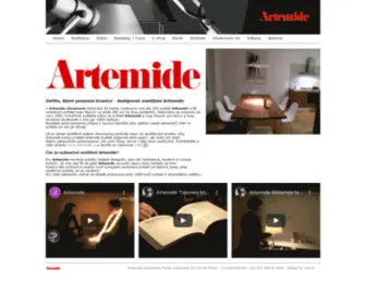 Artemide.cz(Designové osvětlení Artemide) Screenshot