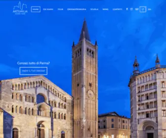 Artemilia.it(Guide Turistiche per Parma ed Emilia Romagna) Screenshot