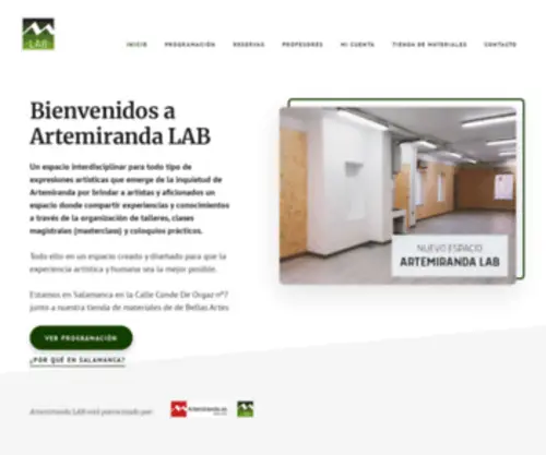 Artemirandalab.es(Artemiranda Lab) Screenshot