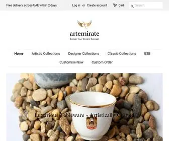 Artemirate.com(Premium Tableware UAE) Screenshot