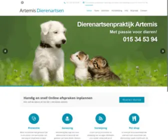 Artemis-Dierenartsen.be(Artemis Dierenartsen) Screenshot