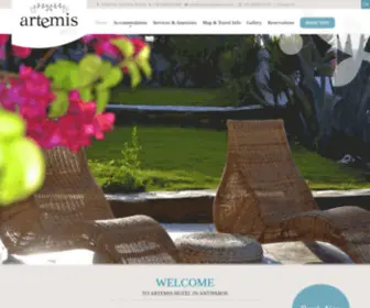 Artemisantiparos.com(Antiparos Hotels Artemis Hotel Antiparos Studios Apartments Rent Rooms Accomodation) Screenshot