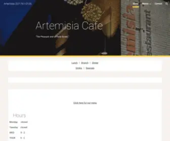 Artemisiacafe.com(Artemisia) Screenshot