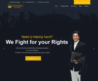 Artemislegal.in(Artemis Legal) Screenshot