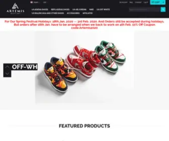 Artemisoutlet.me(The Best Replica Yeezys NMD Air Jordan Off White Air Max Air Vapormax etc Limited Edition Shoes) Screenshot